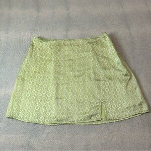 NEW Hollister Mini Skirt Size Medium Lined High Rise Vintage Green
